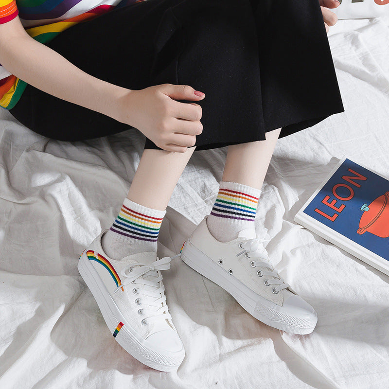 Canvas Shoes Fairy Rainbow