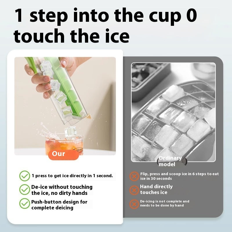 Ice Cube Mold Household Ice Maker Food Grade Press