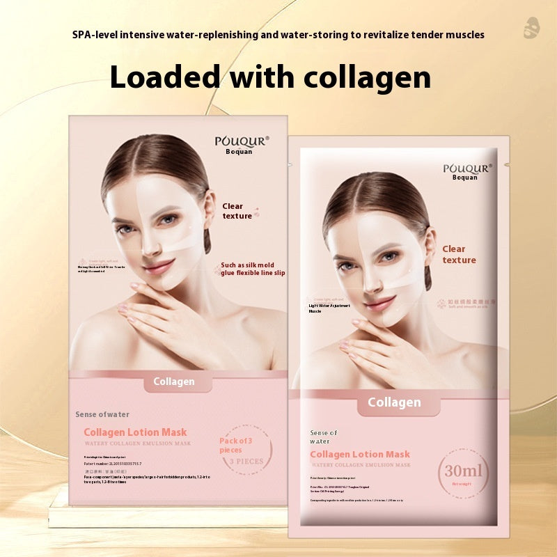 Collagen Lotion Mask Box Water-sensitive