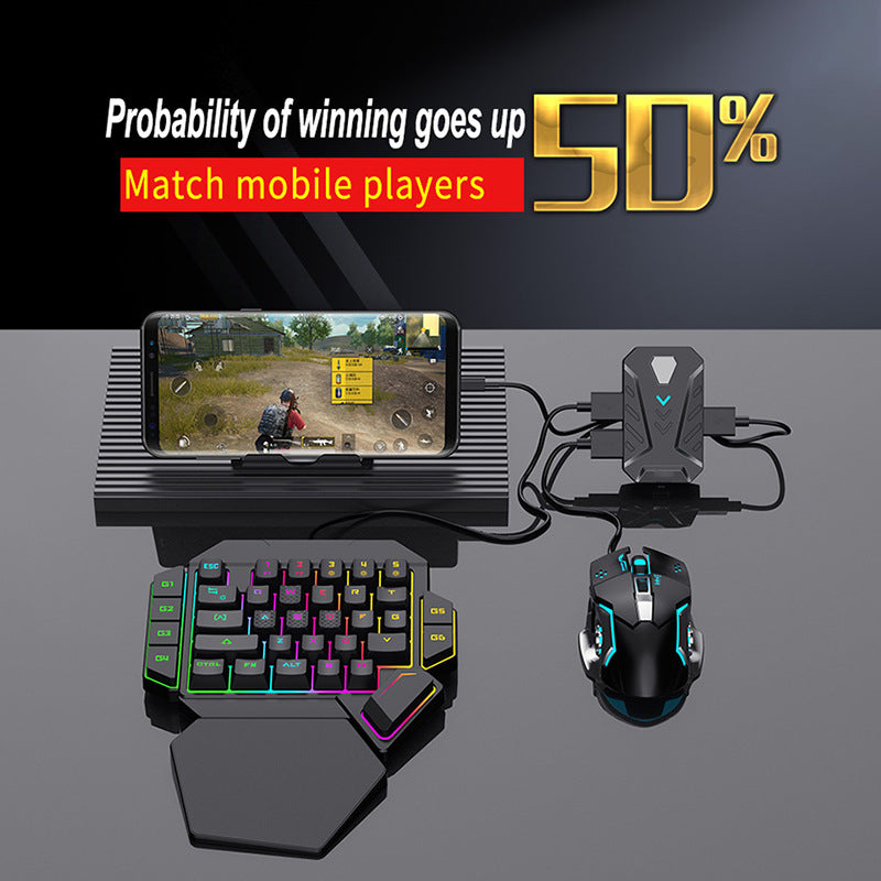 Mouse Set And One-handed Gaming Keyboard