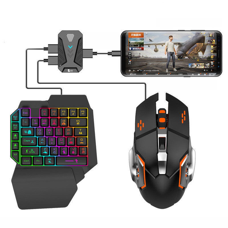 Mouse Set And One-handed Gaming Keyboard