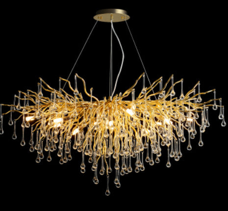 Postmodern Light Luxury Chandelier Water