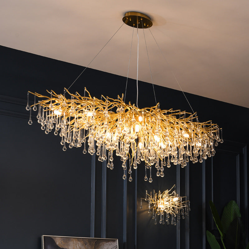 Postmodern Light Luxury Chandelier Water