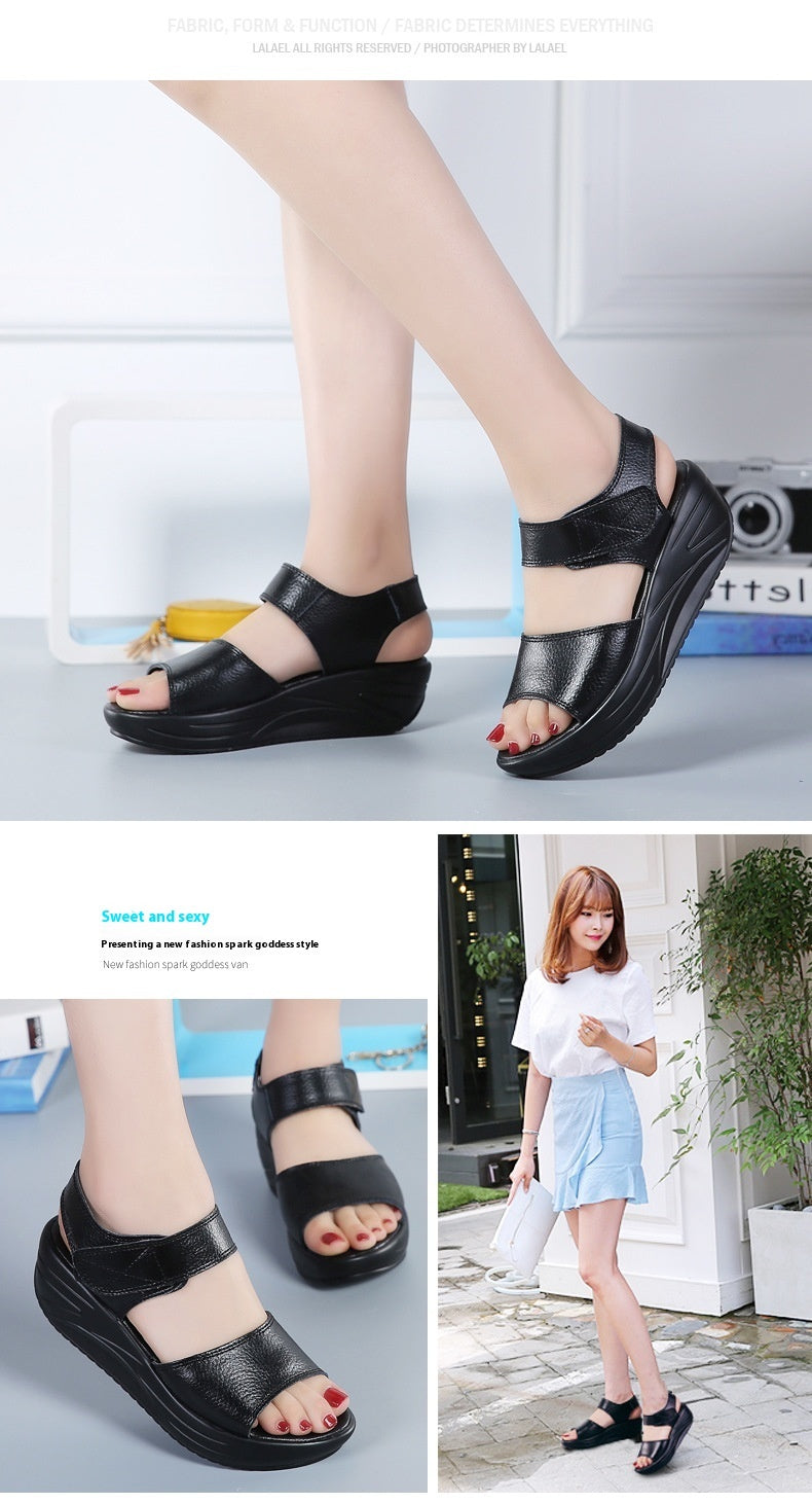 Women's Summer PU Platform Fashion Sandals