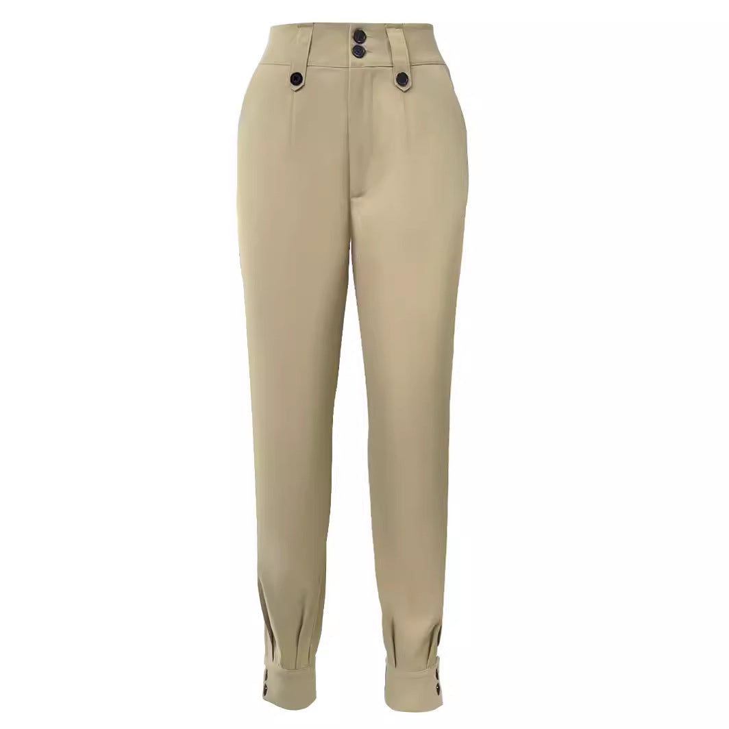 Joker Solid Color Trousers