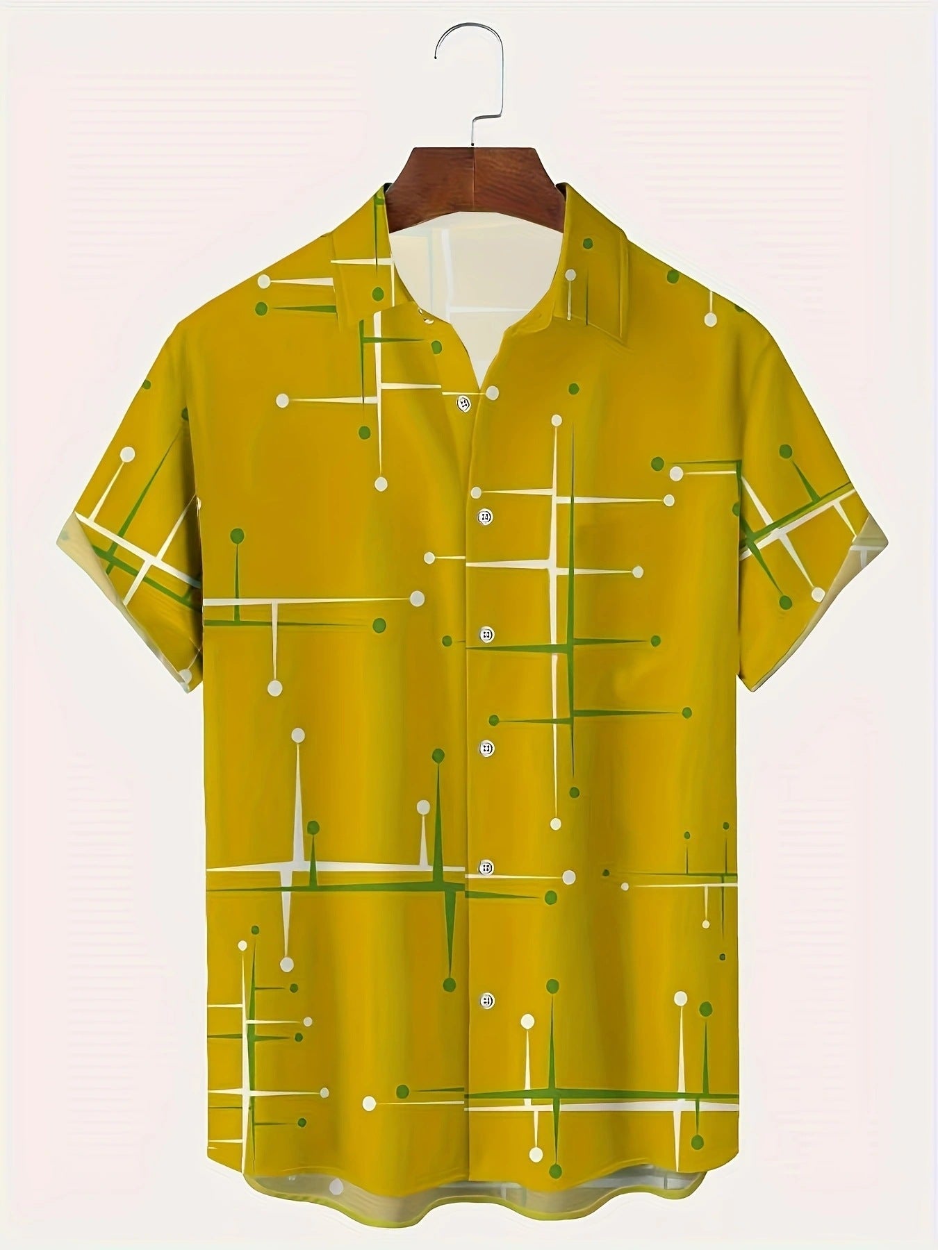 Fashion Printed Shirt Summer Menswear Printing