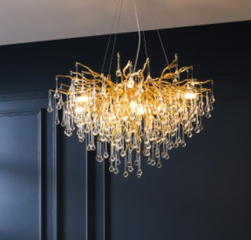 Postmodern Light Luxury Chandelier Water