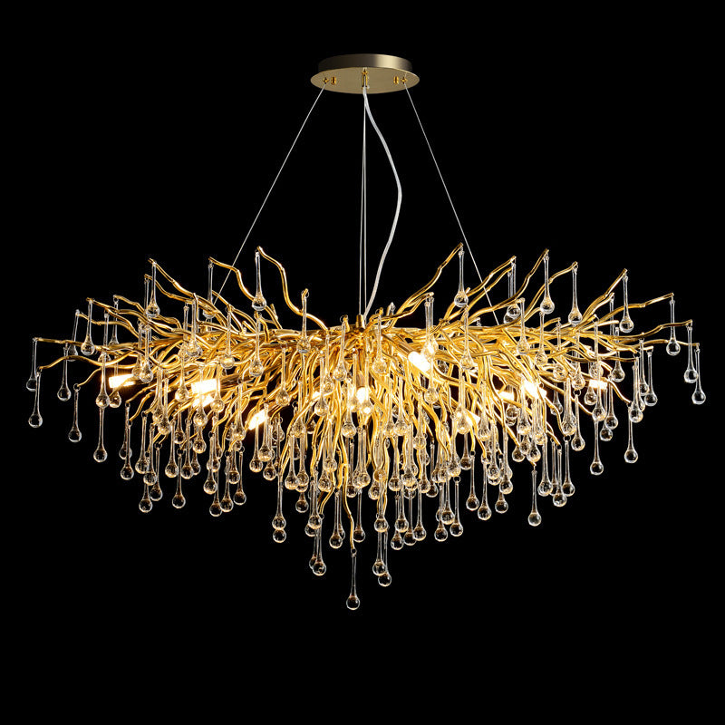 Postmodern Light Luxury Chandelier Water