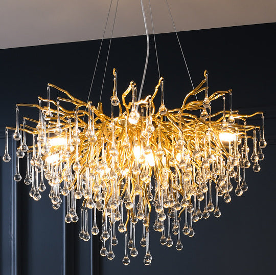 Postmodern Light Luxury Chandelier Water