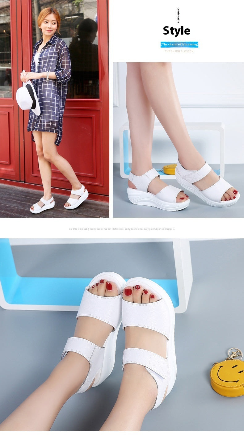 Women's Summer PU Platform Fashion Sandals