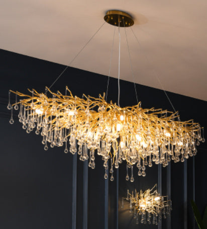 Postmodern Light Luxury Chandelier Water